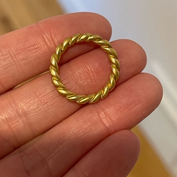18k rope ring - Picture 3 of 8